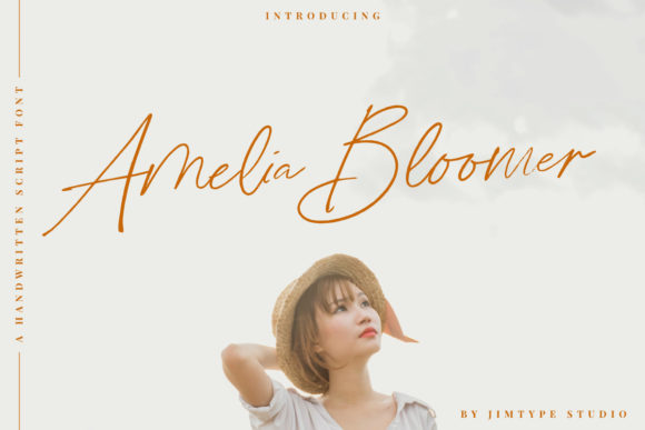 Amelia Bloomer Font Review: A Stylish Script for Branding