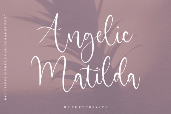 Angelic Matilda: A Handwritten Font for Small Business Branding