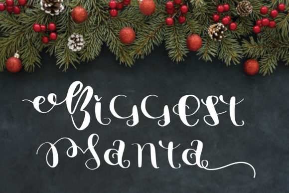 Biggest Santa: A Versatile Font for Small Business Branding