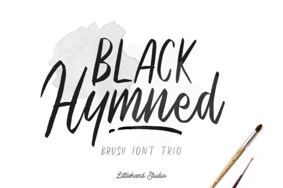 Black Hymned: A Stylish Handwritten Font for Campaigns