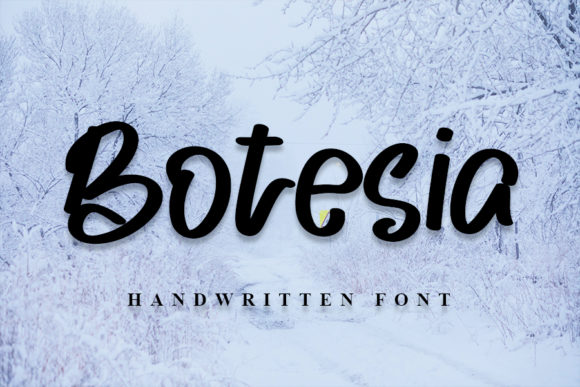 Botesia: The Perfect Handwritten Font for Crafters