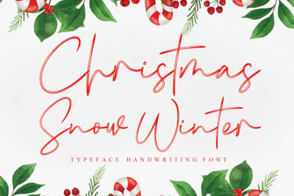 Christmas Snow Winter Font Review for Web Designers
