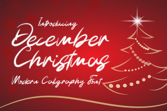December Christmas Font: A Sweet Handwritten Typeface for Brands