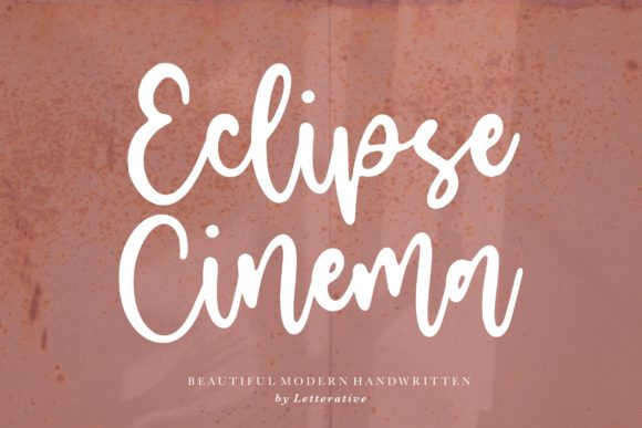 Eclipse Cinema Font: A Polished Handwritten Typeface for Brands