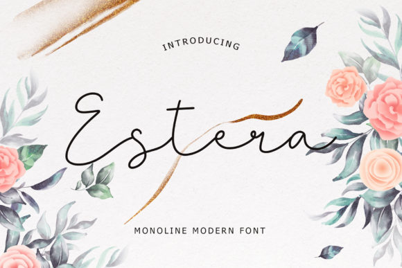 Estera: A Dreamy Handwritten Font for Editorial Design