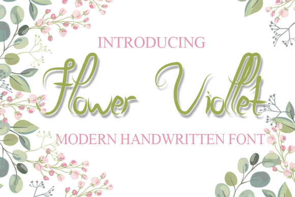 Flower Viollet Font: Elevate Your Campaign Visuals