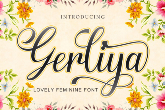Gerliya: The Perfect Script Font for Handmade Brands