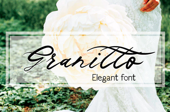 Granitto Font: Elevating Brand Identity with Elegant Script