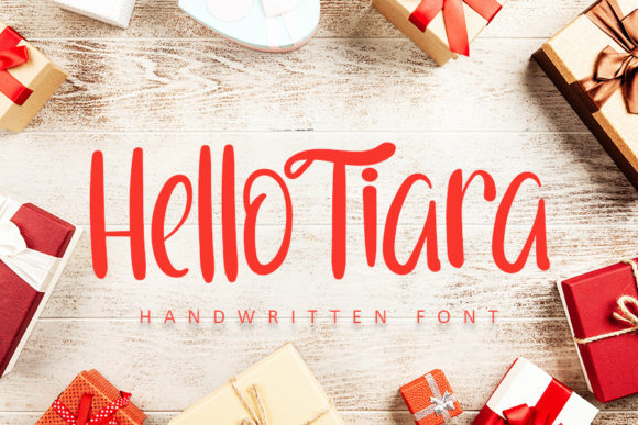 Hello Tiara: A Sweet Handwritten Font for Makers