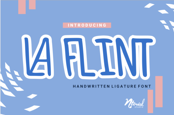 La Flint: A Playful Typeface for Modern Editorial Design