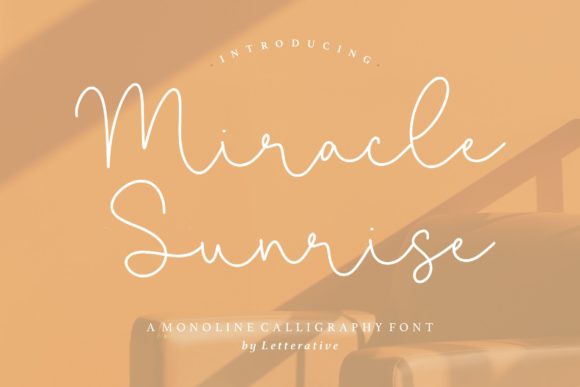 Miracle Sunrise: A Timeless Handwritten Font for Editorial Design