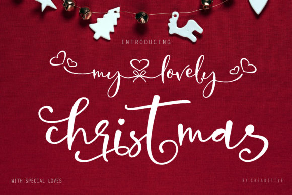 My Lovely Christmas: A Romantic Script Font for Branding