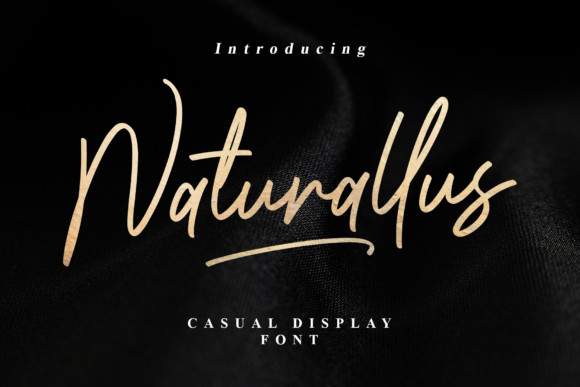 Naturallus: A Handwritten Font for Authentic Branding