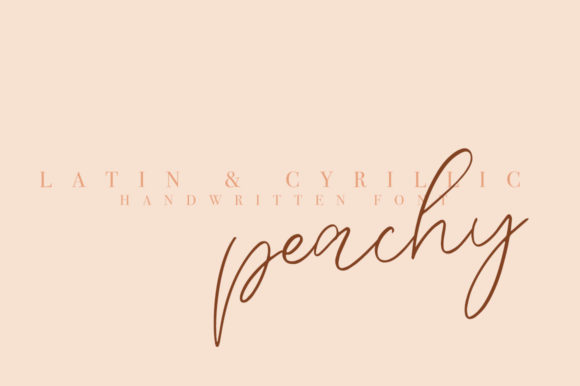 Peachy Font Review: A Handwritten Typeface for Polished Branding