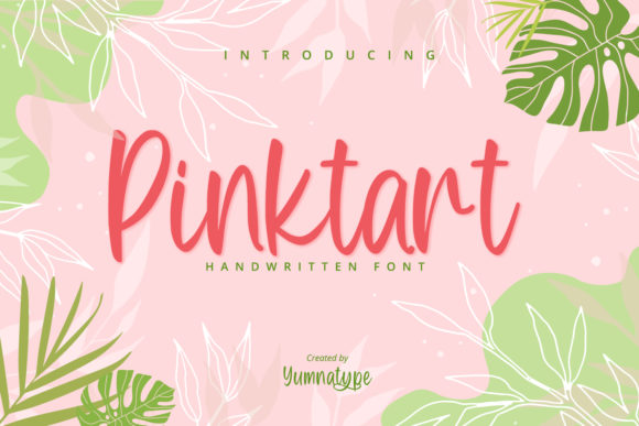 Pinktart: A Handwritten Typeface for Editorial Warmth