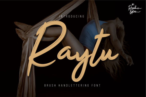 Raytu: A Bold Script Font for Editorial Design