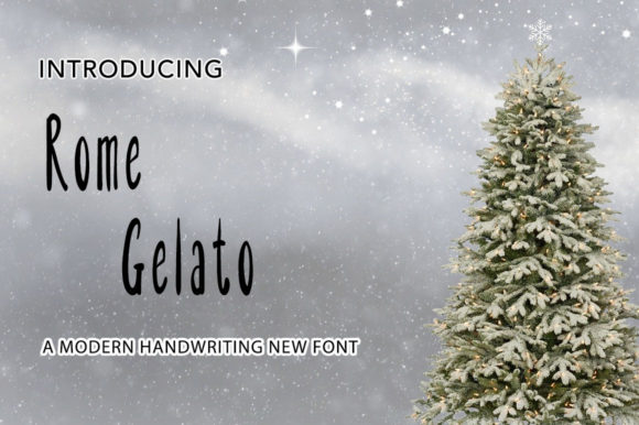 Rome Gelato: A Sweet Handwritten Font for Makers