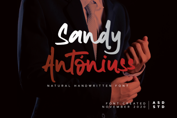Sandy Antoniuss: A Handwritten Font for Editorial Design