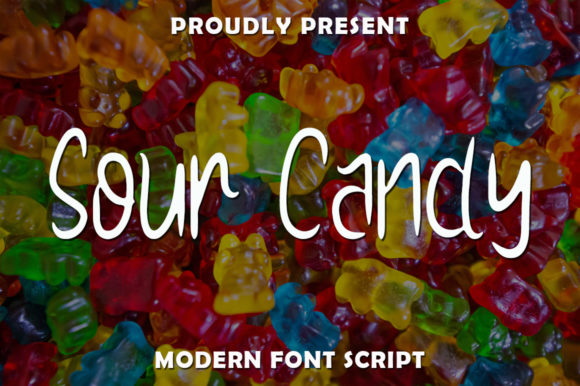 Sour Candy: A Playful Script Font for Editorial Design