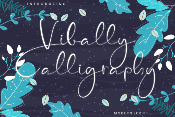 Vibally Calligraphy: A Modern Typeface for Web Design