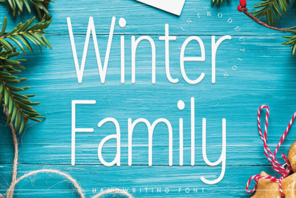 Winter Family: A Handwritten Font for Small Business Branding