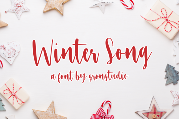 Winter Song Typeface: Elevating Web Design with Warm Script